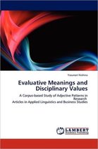 Evaluative Meanings and Disciplinary Values