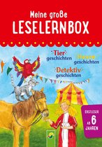 Leselernbuch - Meine große Leselernbox: Tiergeschichten, Hexengeschichten, Detektivgeschichten