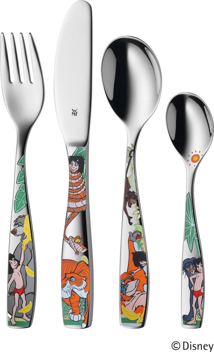 Goedkoopste WMF Kids Kinderbestek - 4-delig - Disney Jungle Book