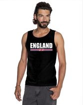 Zwart Engeland supporter singlet shirt/ tanktop heren S