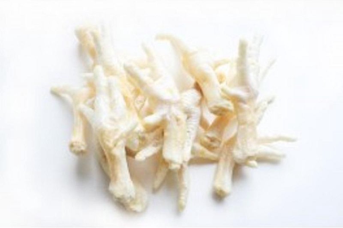 Gepofte kippenpootjes - hondensnack -Animal King - 1 kilo