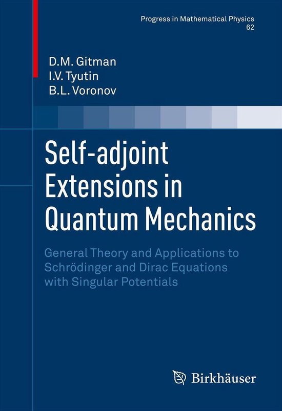Mathematics and Statistics (R0) - Self-adjoint Extensions in ... - cover