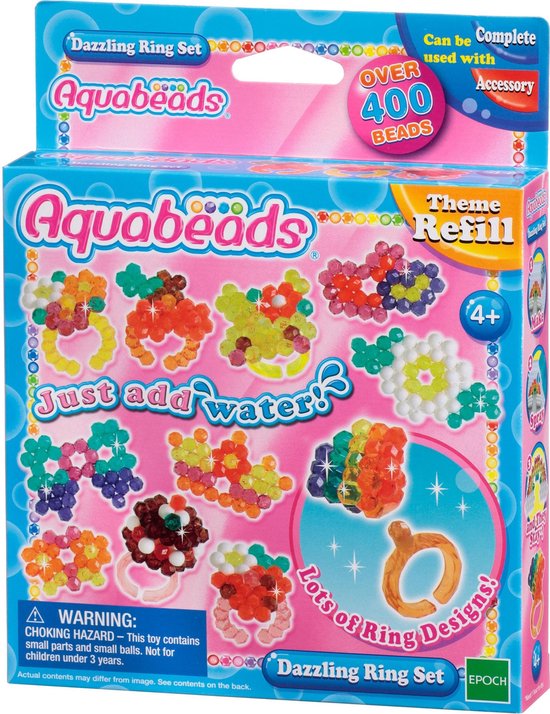 Recharge de thème Aquabeads Brilliant Ring Set - Hobby Package