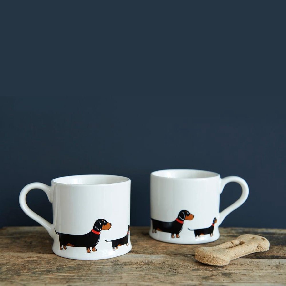 Beau Chiot Teckel à Poil Dur, Tasse Cadeau De Café - Mug Fiche