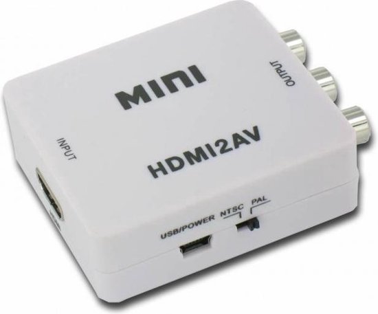 twee Nog steeds terugtrekken HDMI naar AV converter | bol.com