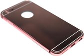 Spiegel hoesje aluminium beige Geschikt voor iPhone 6 / 6S