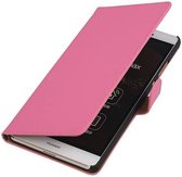 Bookstyle Wallet Case Hoesjes voor Huawei Ascend P8 Max Roze