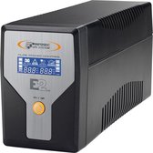 Infosec E2 LCD, 600VA 600VA Zwart UPS