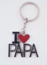 Akyol® I love papa Sleutelhanger | Vader sleutelhanger | Papa sleutelhanger | Sleutelhanger papa | Familie sleutelhanger | Vaderdag cadeautje | Papa cadeau