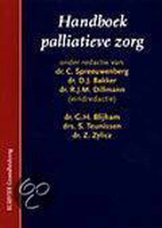 Cover van het boek 'Handboek palliatieve zorg / druk 1'
