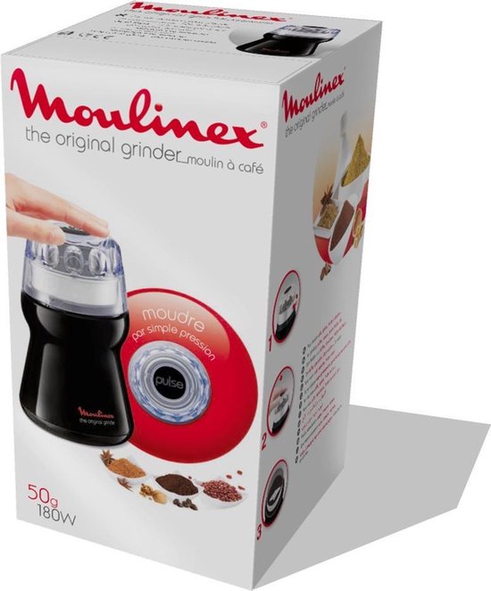 Moulinex The Original Grinder AR1108 - Elektrische koffiemolen -  Doorschijnend deksel... | bol.com
