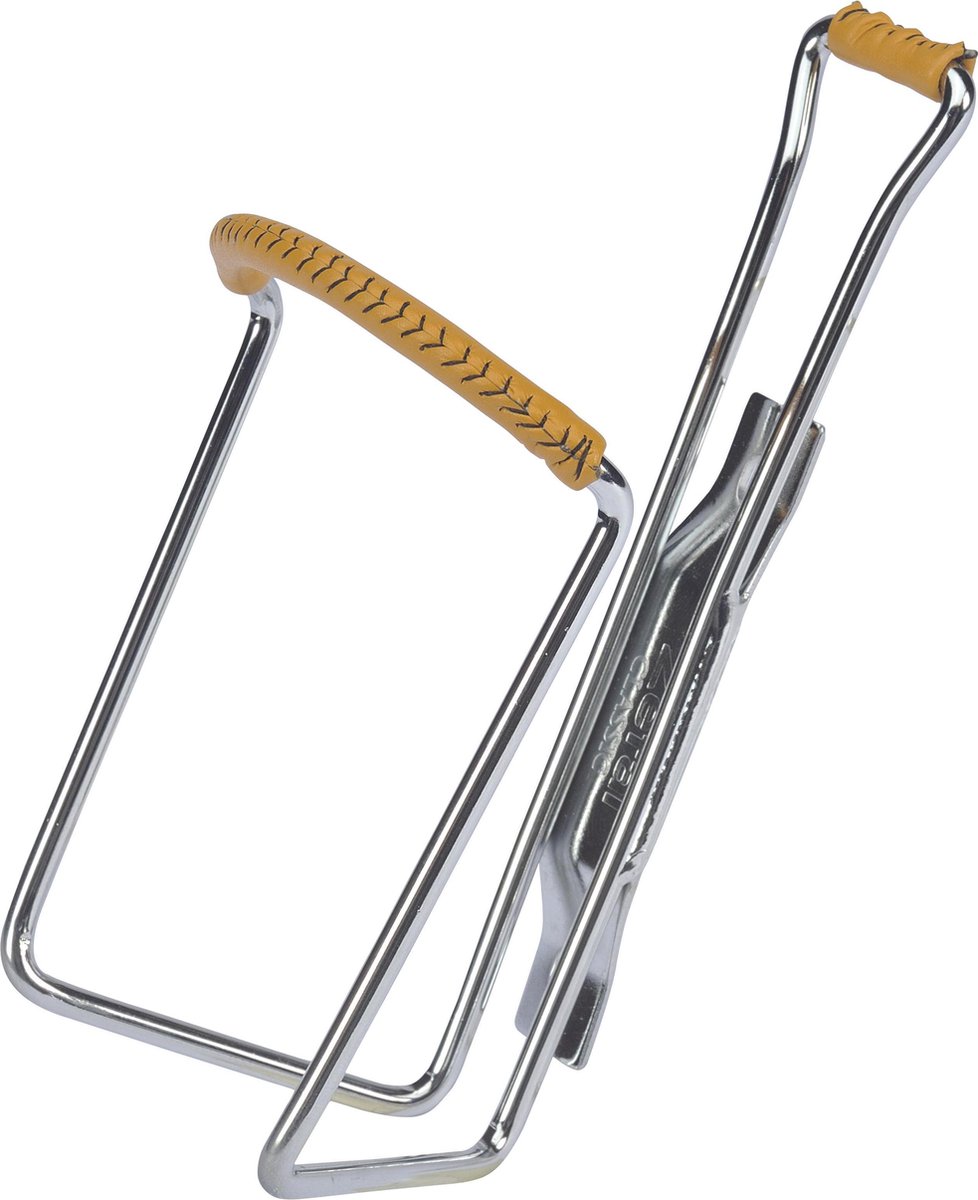 Zefal Bidonhouder vintage chr/leer