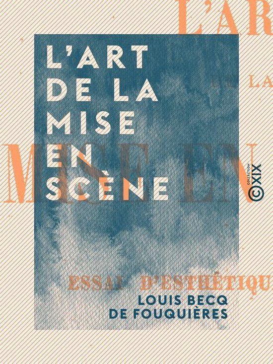 L'Art de la mise en scène - cover