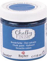 CHALKY FINISH DECOART RAYHER AZUURBLAUW 118ml
