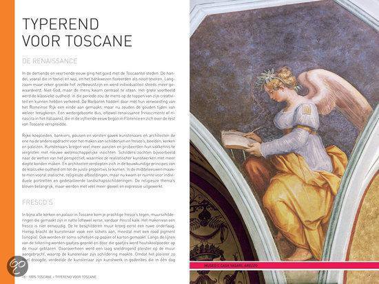 Een engelachtige figuur schrijft in een oud boek, weergegeven in een fresco.