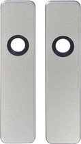 NEMEF deurschild voor binnendeur - aluminium 185x44mm