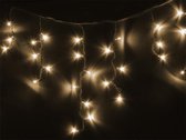 Fête- Éclairage de Noël Rideau de glace 96 LED - Wit chaud