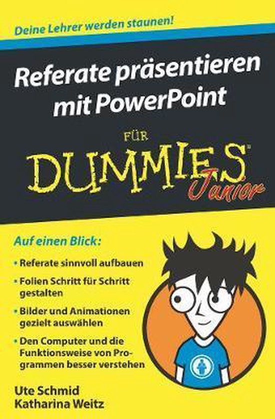 Referate präsentieren mit PowerPoint für Dummies Junior - cover