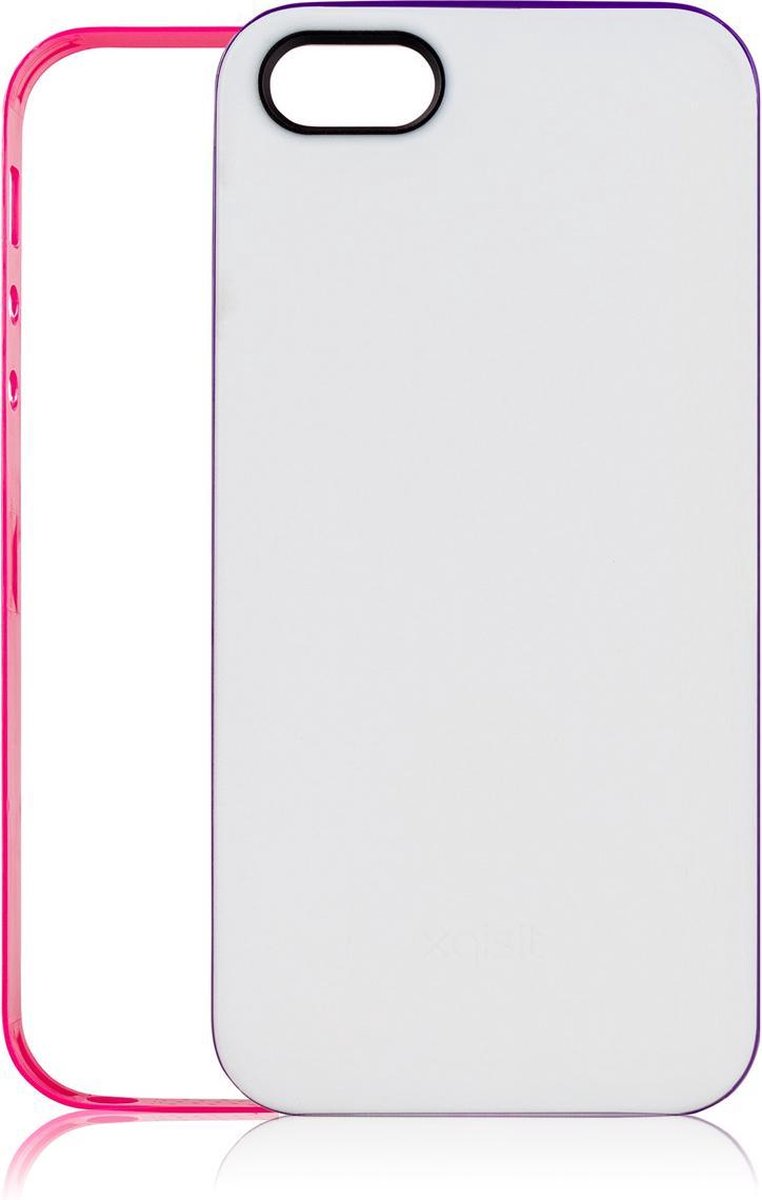 Xqisit iPlate frame voor de iPhone 5 en 5S - paars/roze