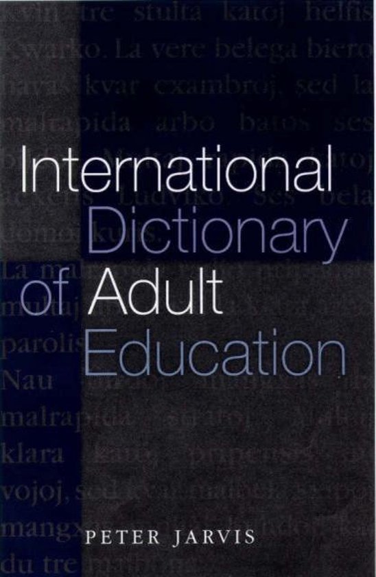 An International Dictionary of Adult and Continuing Educatio ... - cover