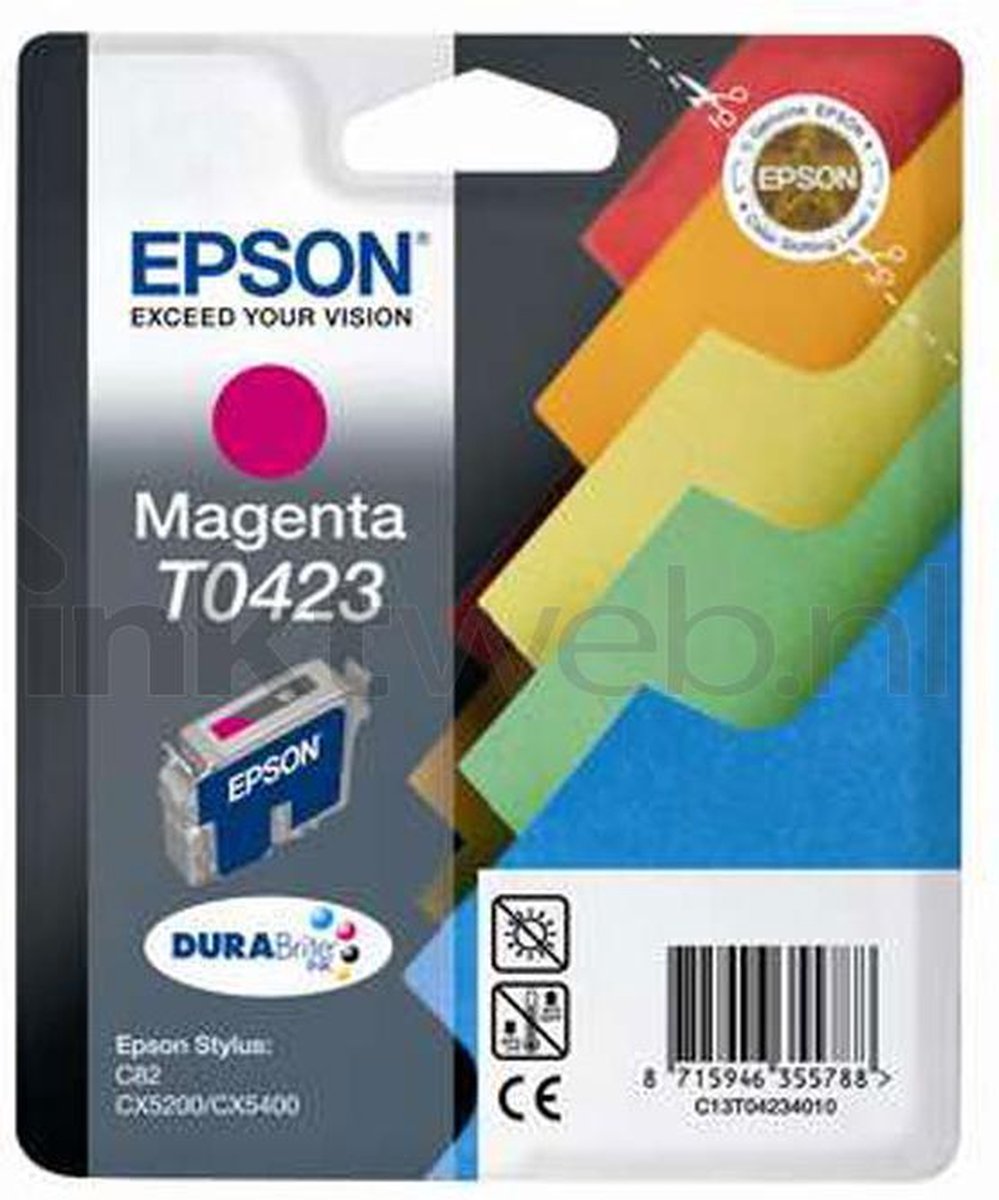 Epson inktcartridge T042340 rood