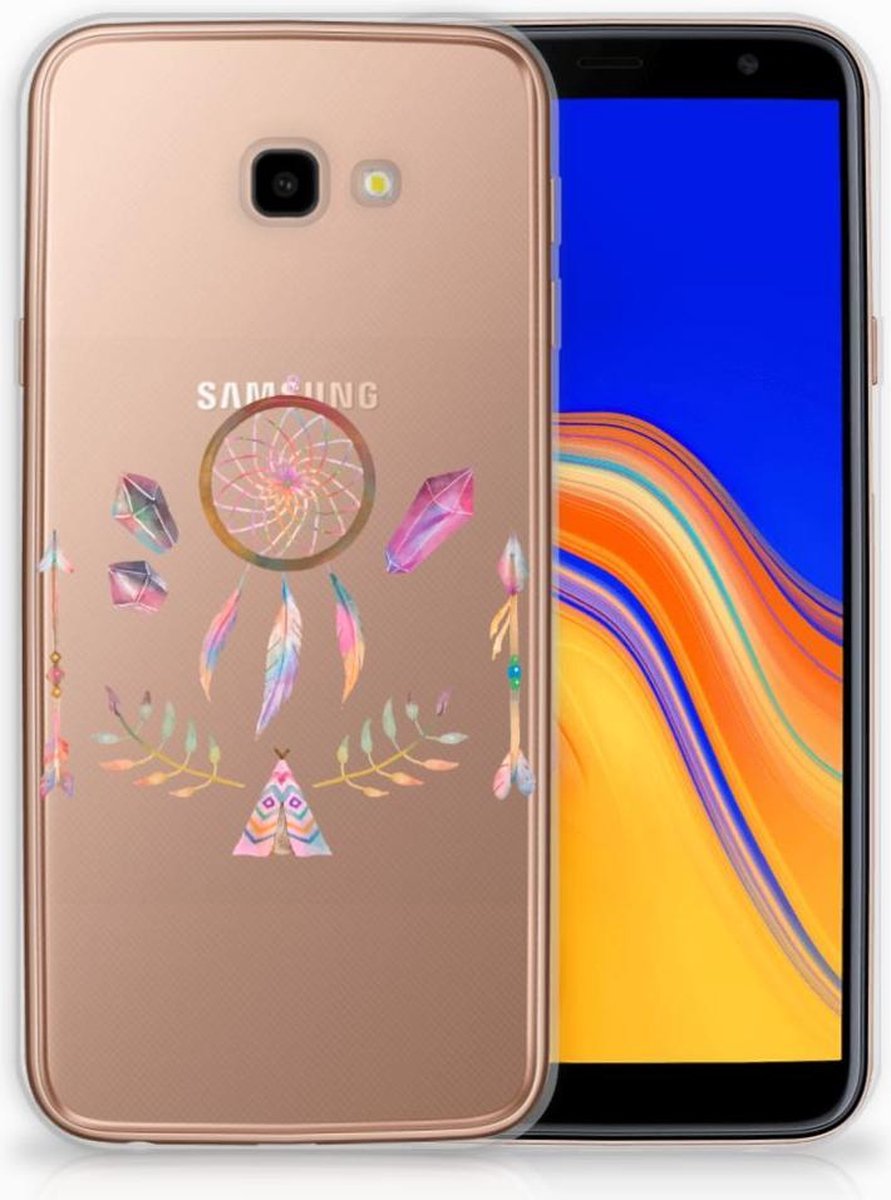 Samsung Galaxy J4 Plus (2018) Telefoonhoesje met Naam Boho Dreamcatcher