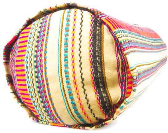 Bolster Bohemian - Rond - 60x16 - Boekweit - Katoen - Meerkleurig van Lotus — afbeelding 4