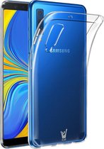 Transparant Hoesje geschikt voor Samsung Galaxy A7 (2018) Soft TPU Gel Siliconen Case iCall