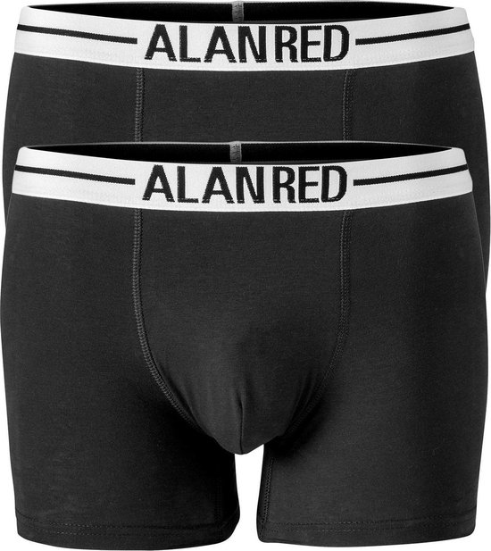 Alan Red boxershorts, 2-pack, zwart | bol