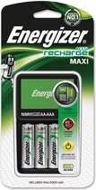 3x Energizer batterijlader Maxi Charger, inclusief 4xAA batterij, op blister