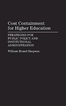 Cost Containment for Higher Education