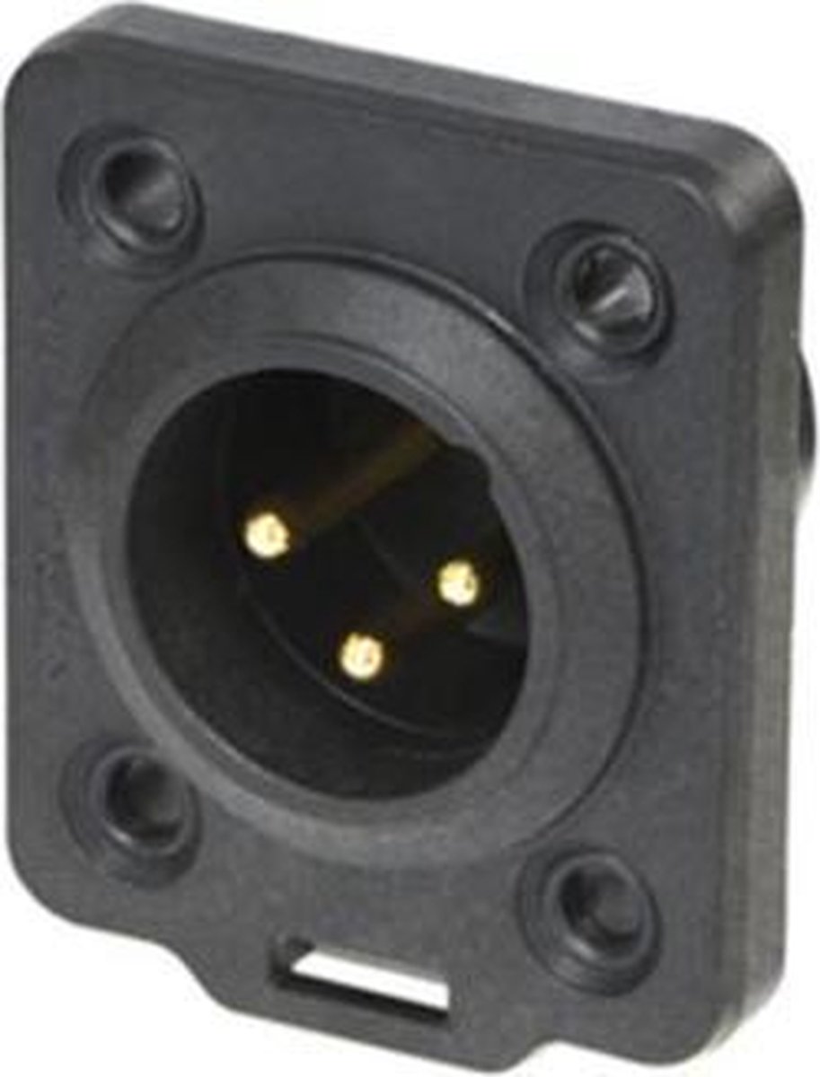 Neutrik NC3MDX-TOP 3-polig XLR male chassisdeel