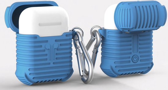 Anti-lost Drop-Proof Silicone voor Apple AirPods - Blauw