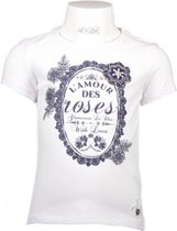 Le Chic Meisjes T-shirt - white - Maat 98