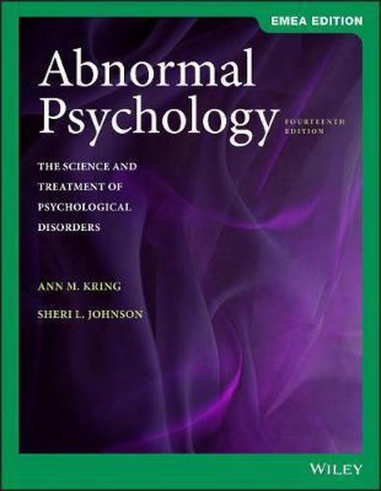 Sheri L. Johnson - Abnormal Psychology