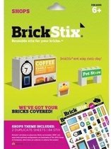 BrickStix 999101 Winkels - herbruikbare stickers voor bouwstenen