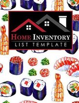 Home Inventory List Template
