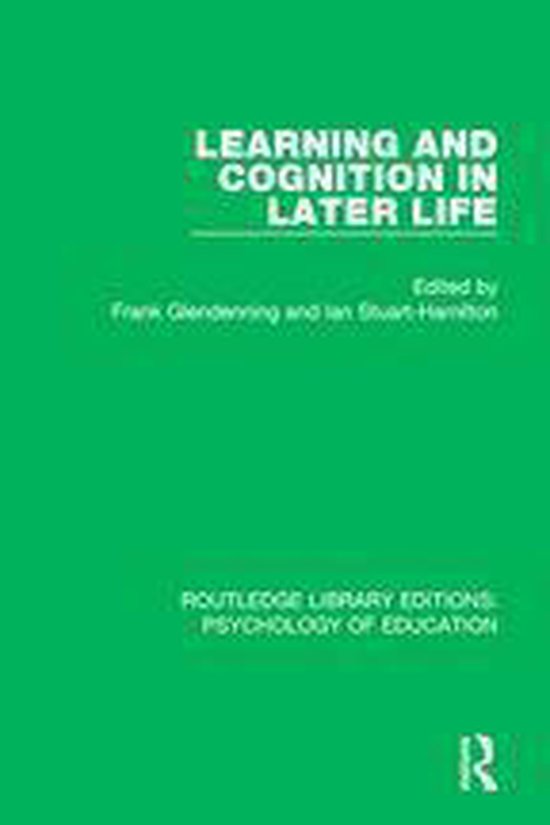 Routledge Library Editions: Psychology of Education - Learni ... - cover