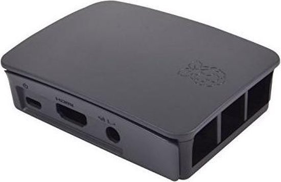 Raspberry Pi 3B+ Case - Zwart/grijs