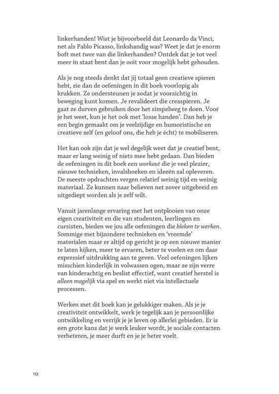 Creativiteit, géén kunst