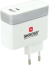 SKROSS - Euro USB Lader 2x USB 5400 mA (Type-A & Type-C)