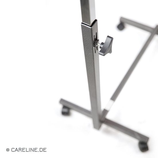 Careline bedtafel met wielen - blad 60,5x40.5cm - Careline