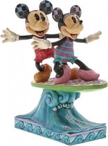 Disney beeldje - Traditions collectie - Surf's Up - Mickey & Minnie Mouse