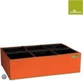 Greenware- Pot extérieur Rectangle SUKI - L39B26H12.5 - Orange