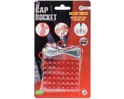 foto van Toi-toys Raket Met Klappers Diecast 6,5 Cm Zilver