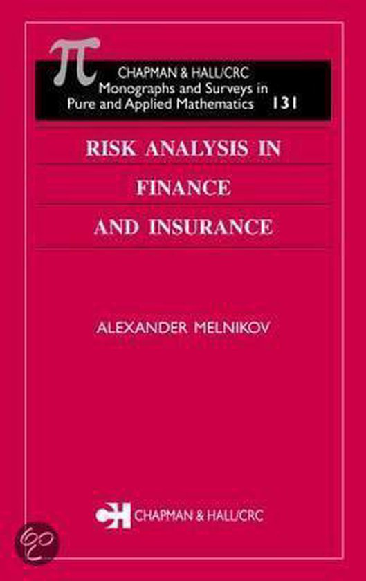 Risk Analysis In Finance And Insurance - cover
