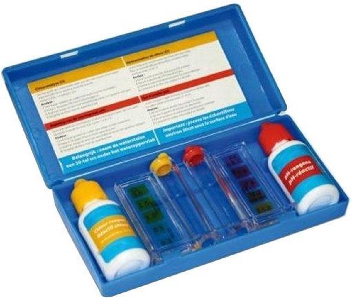 Test kit Chloor + pH bepaling set van 4 stuks
