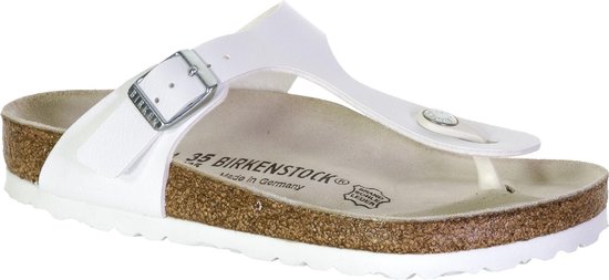 Birkenstock Gizeh Dames Slipper - Wit - Maat 46