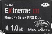 SanDisk 1GB eXtreme III Memory Stick Pro Duo - geheugenkaart