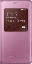 Samsung S View Cover Leder voor Samsung Galaxy S5 Mini - Roze